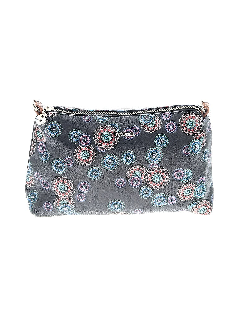 Desigual Paisley Gray Black Crossbody Bag One size - photo 1