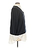 Akris Punto 100% Baumwolle Gray Blue Pullover Sweater Size 10 - photo 4