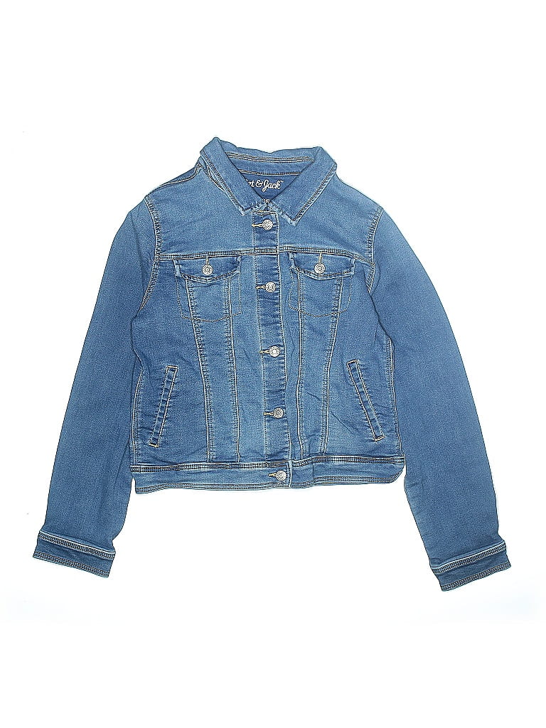 Pre-owned Cat & Jack Kids' Denim Jacket In Blue