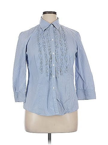 Ann Taylor 3/4 Sleeve Button-Down Shirt (view 1)