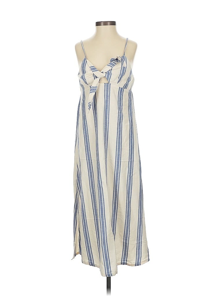 Pre-owned Roxy Casual Dress In Blue