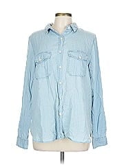 Karen Kane Long Sleeve Button Down Shirt