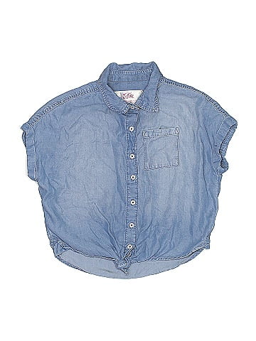 Justice Short Sleeve Button-Down Shirt (view 1)