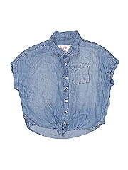 Justice Short Sleeve Button Down Shirt