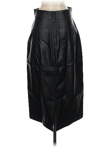 Pilcro Faux Leather Skirt (view 2)
