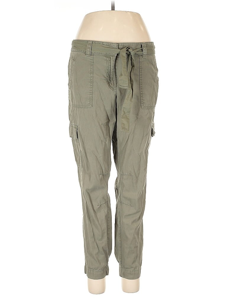 Ann Taylor LOFT Outlet Green Cargo Pants Size 10 - photo 1