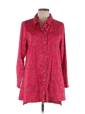 Isaac Mizrahi LIVE! 3/4 Sleeve Button-Down Shirt (view 1)