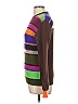 ETRO 100% Cashmere Color Block Brown Burgundy Cashmere Pullover Sweater Size L - photo 5