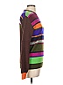 ETRO 100% Cashmere Color Block Brown Burgundy Cashmere Pullover Sweater Size L - photo 4
