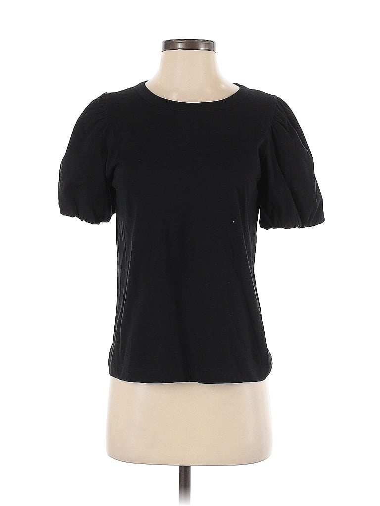 Pre-owned T Tahari Short Sleeve T-shirt In Black