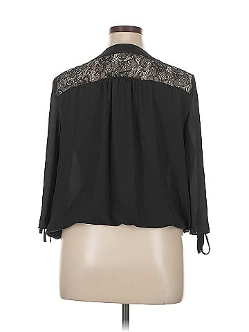 Soho JEANS NEW YORK & COMPANY 3/4 Sleeve Blouse (view 2)