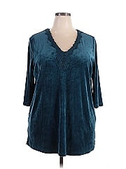 Woman Within 3/4 Sleeve Blouse