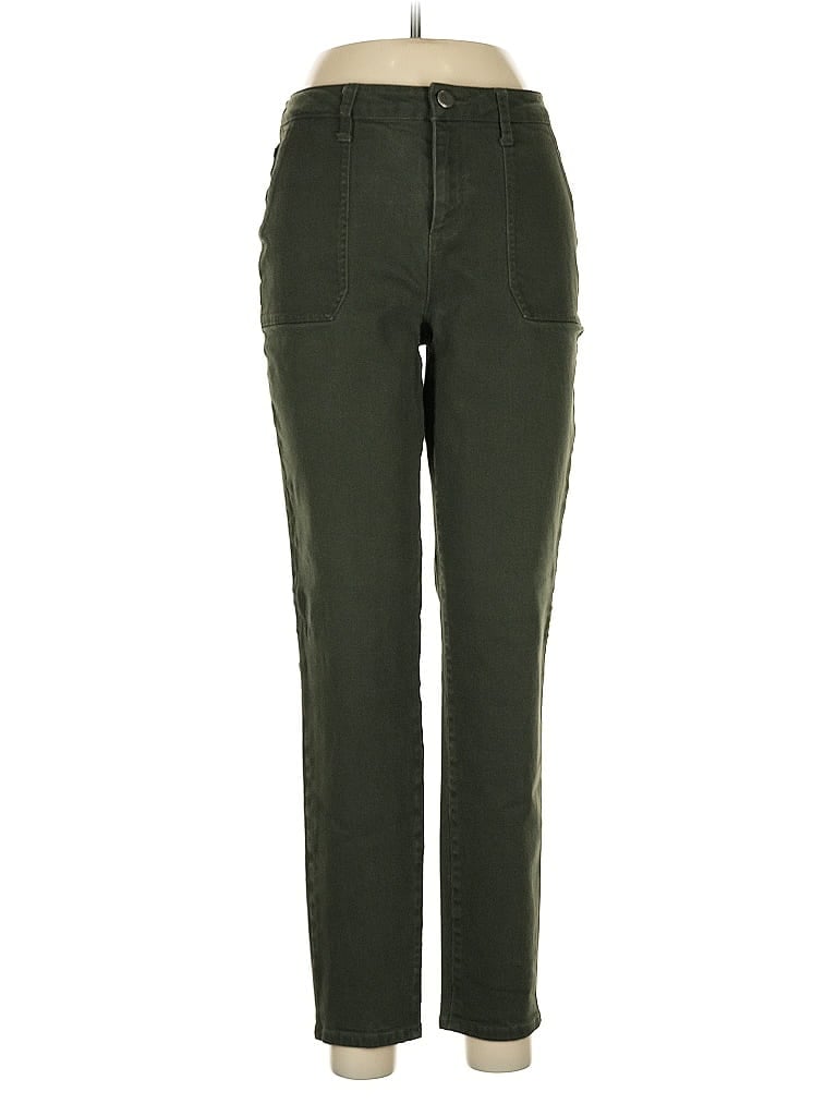 LOGO by Lori Goldstein Green Casual Pants Size 6 - photo 1