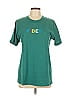 Eighty Eight 100% Cotton Teal Short Sleeve Top Size L - photo 1