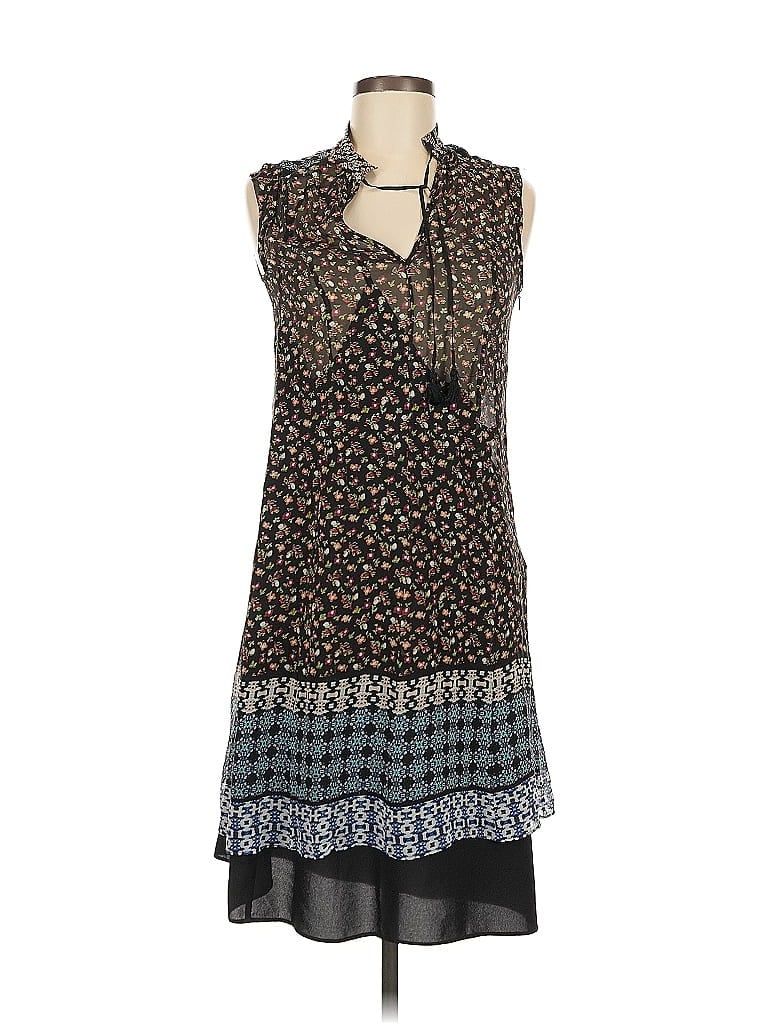 Pre-owned Shoshanna Casual Dress In Black