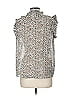 Elan 100% Polyester Silver Sleeveless Blouse Size M - photo 2
