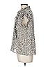 Elan 100% Polyester Silver Sleeveless Blouse Size M - photo 5