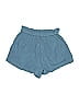 Roxy 100% Cotton Solid Blue Shorts Size XS - photo 2