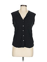 James Perse Sleeveless Button Down Shirt