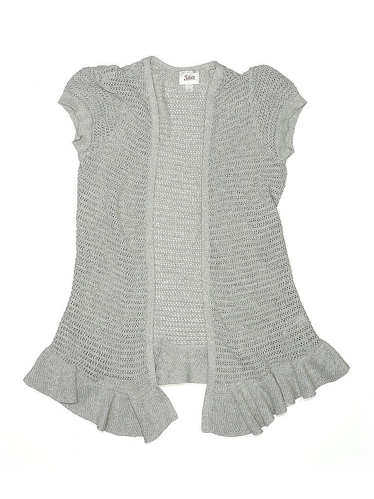 Justice Gray Sweater Vest Size 14 (big kids) - photo 1