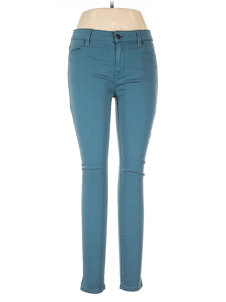 Level 99 Solid Teal Jeans Size 30 waist - photo 1
