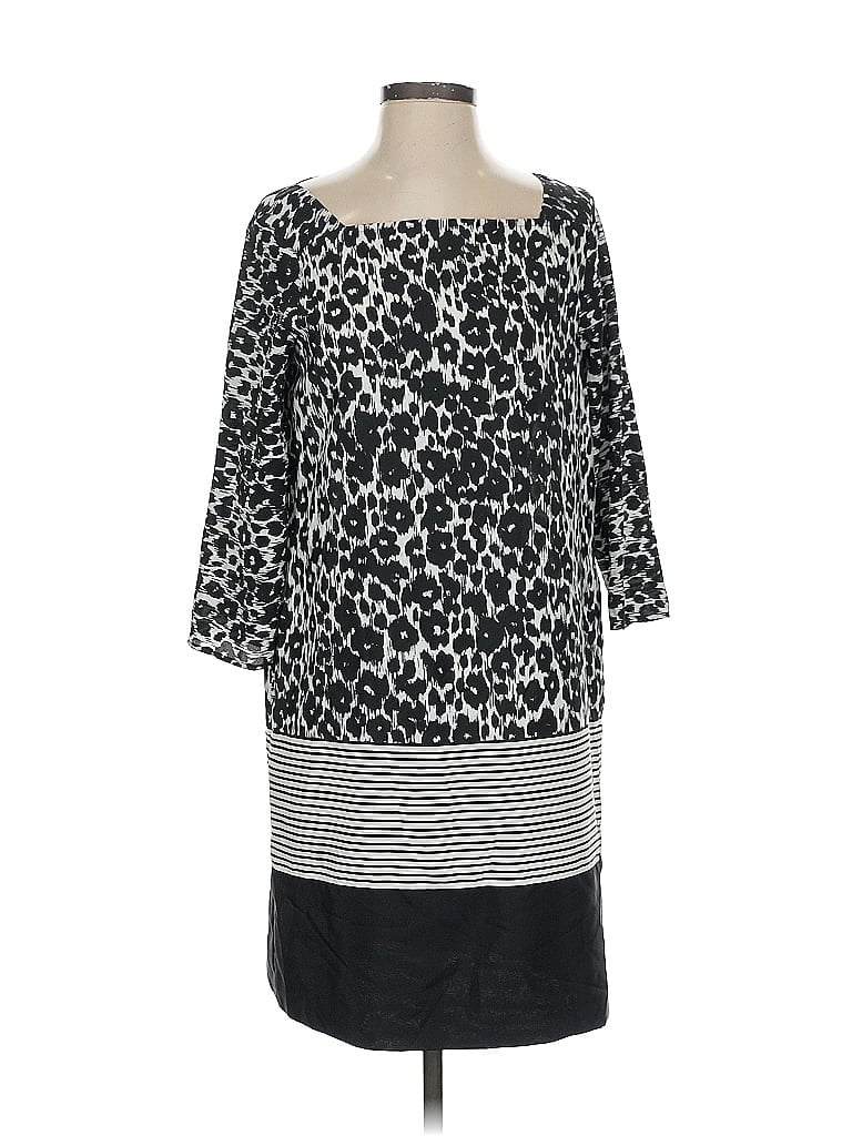 Pre-owned Zara Basic Casual Dress In Gray