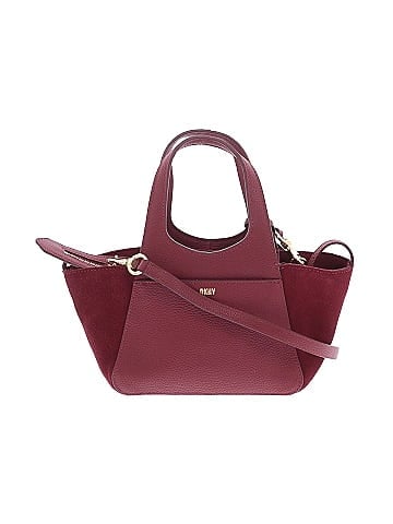 DKNY Leather Satchel (view 1)