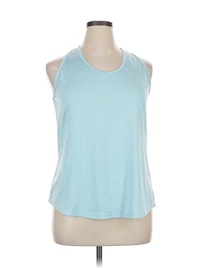 Pre-owned Unbranded Sleeveless T-shirt In Blue