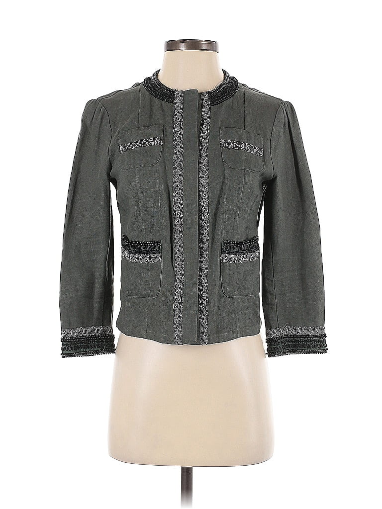 ETRO Green 3/4 Sleeve Blouse Size EU (IT) 40 / US 4 - photo 1