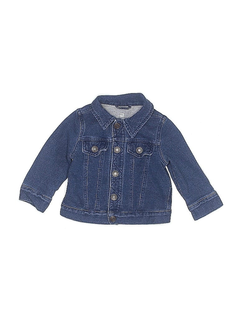 Baby Gap 100% Cotton Blue Denim Jacket Size 6-12 mo - photo 1