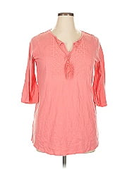 Woman Within 3/4 Sleeve Blouse