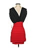 Charlotte Russe 100% Rayon Color Block Red Cocktail Dress Size XS - photo 2