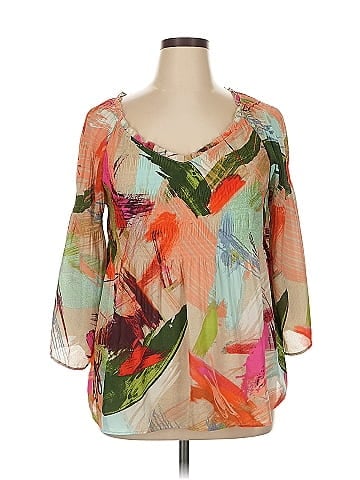 Spense 3/4 Sleeve Blouse (view 1)