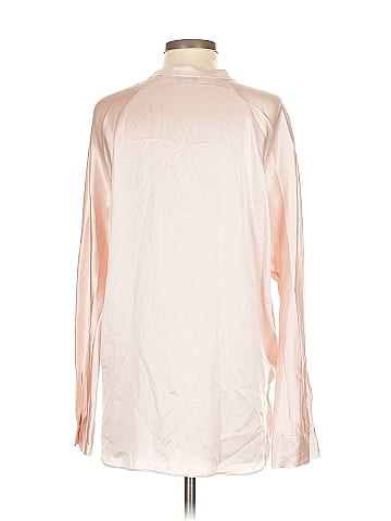 Vince. Long Sleeve Silk Top (view 2)