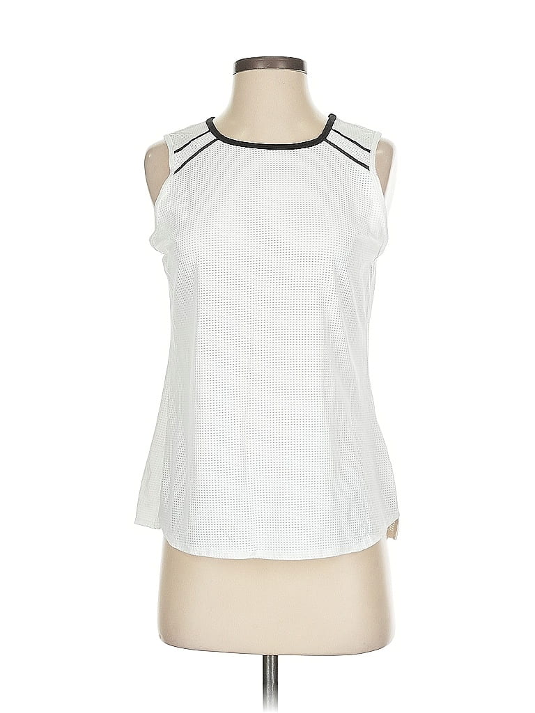 Lucky in Love White Sleeveless T-Shirt Size 1 - photo 1