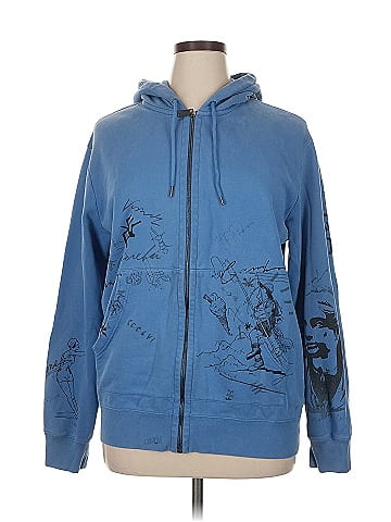 Burberry Printed Zip Up Hoodie (view 1)