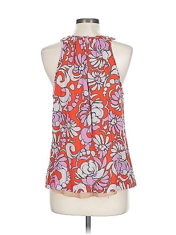 Trina Turk Sleeveless Silk Top (view 2)