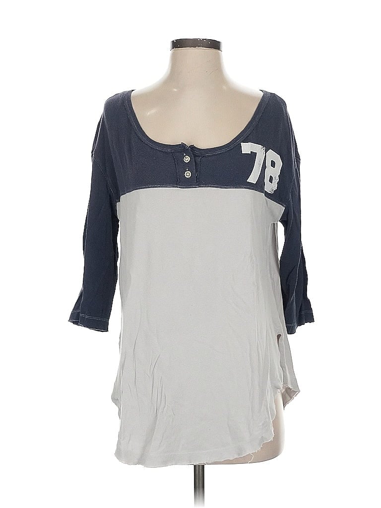 We the Free Gray 3/4 Sleeve T-Shirt Size S - photo 1