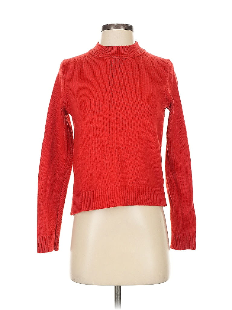 Pre-owned Banana Republic Turtleneck Sweater In Red