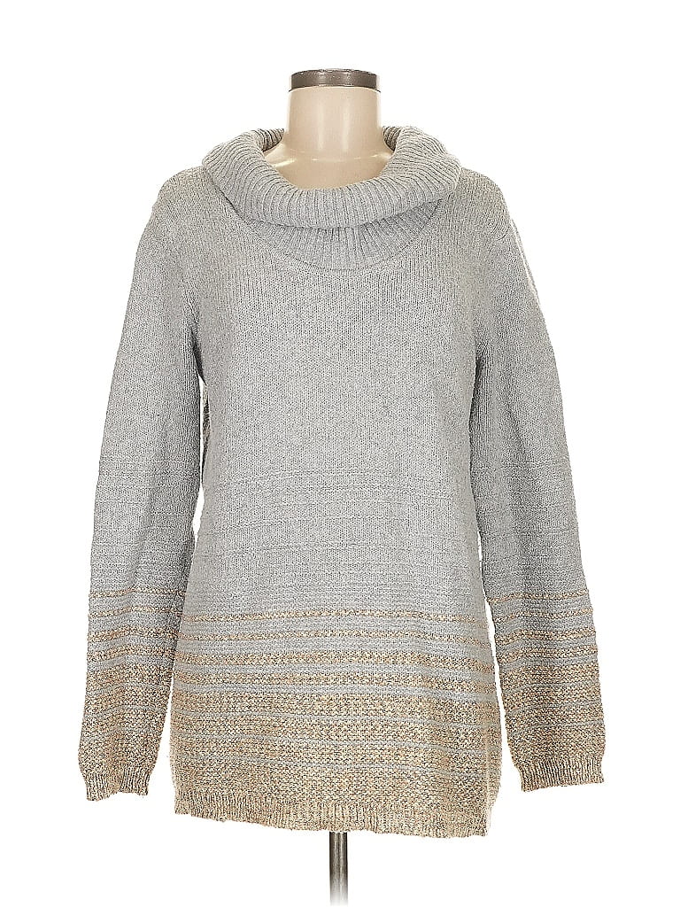 Pre-owned Calvin Klein Pullover Sweater In Gray