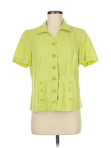 Christopher & Banks Short Sleeve Blouse (view 1)