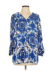 Jm Collection 3/4 Sleeve Blouse