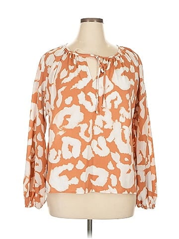 Elizabeth and James Long Sleeve Blouse (view 1)