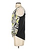 Hale Bob 100% Polyester Yellow Sleeveless Blouse Size S - photo 5
