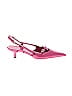 Prada 100% Leather Pink Heels Size EU 37 - photo 1