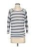 Lou & Grey for LOFT Silver Pullover Sweater Size S - photo 1