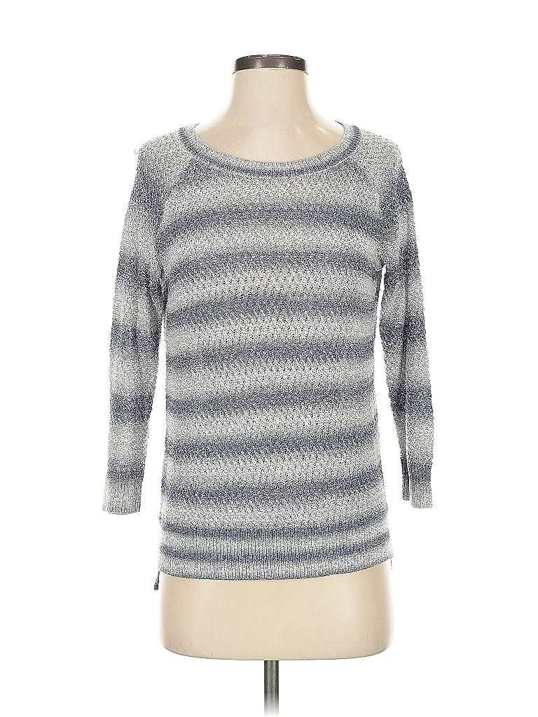Lou & Grey for LOFT Silver Pullover Sweater Size S - photo 1