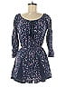 Xhilaration 100% Rayon Blue Romper Size S - photo 1