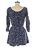 Xhilaration 100% Rayon Blue Romper Size S - photo 2