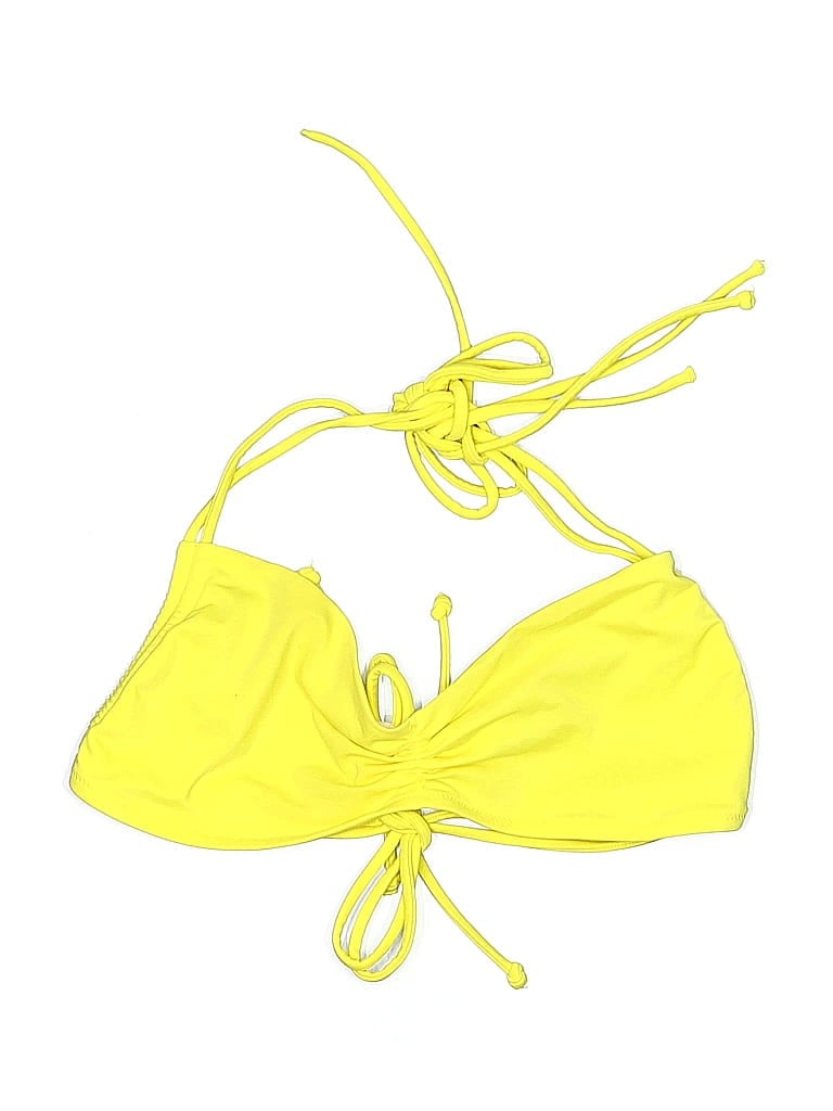 Victoria's Secret Solid Yellow Swimsuit Top Size M - photo 1